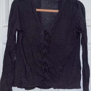 Women’s Aeropostale tie up long sleeved tee